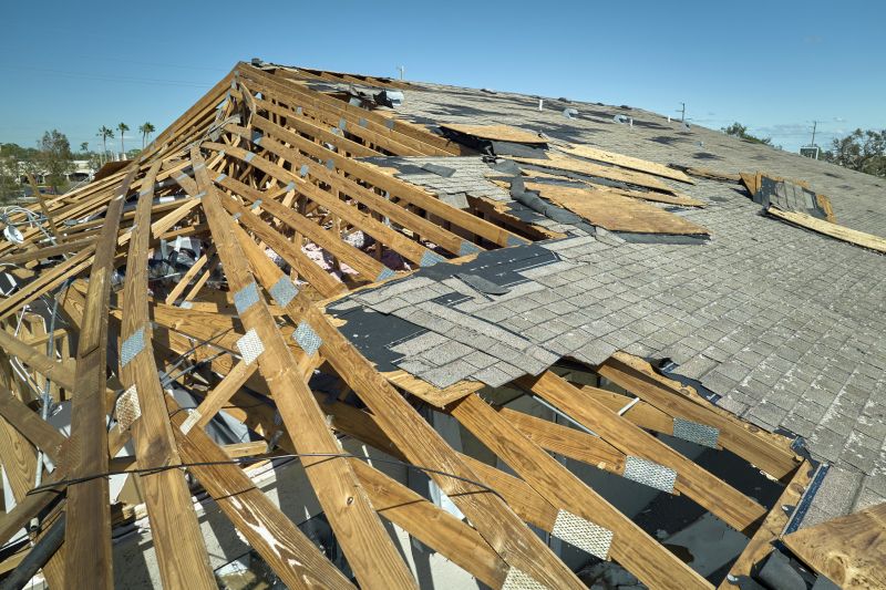 Damaged Roof Replacement