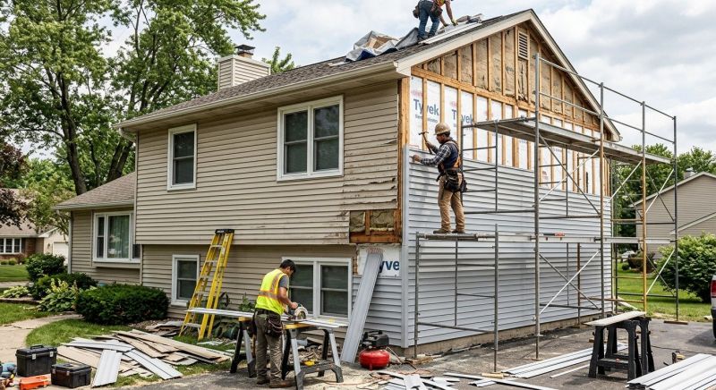 Damaged Siding Replacement in West Hartford, CT