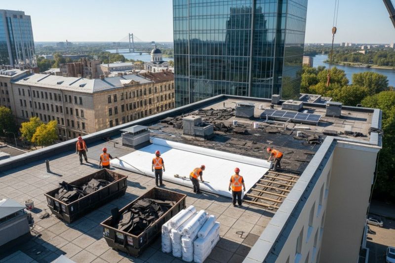 Local Single Ply Roof Installation in Lawrence, MA