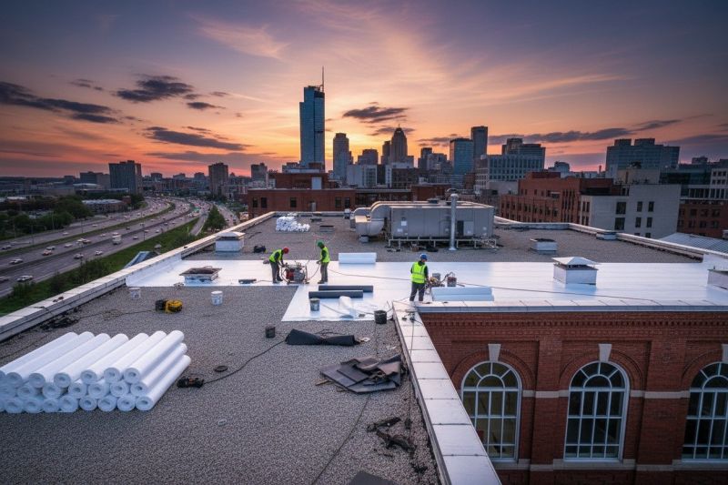 Local Single Ply Roof Installation in Newton Center, MA