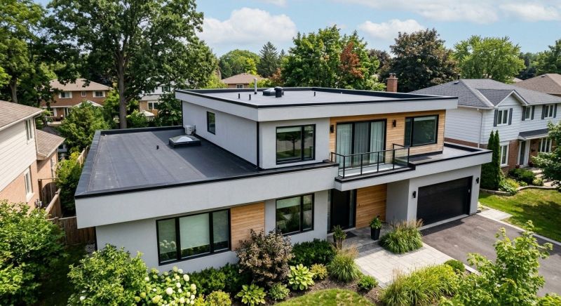 TPO Roof Construction in Naperville, IL